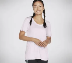 Diamond Wash Hatha Scoop Neck Tunic Tee