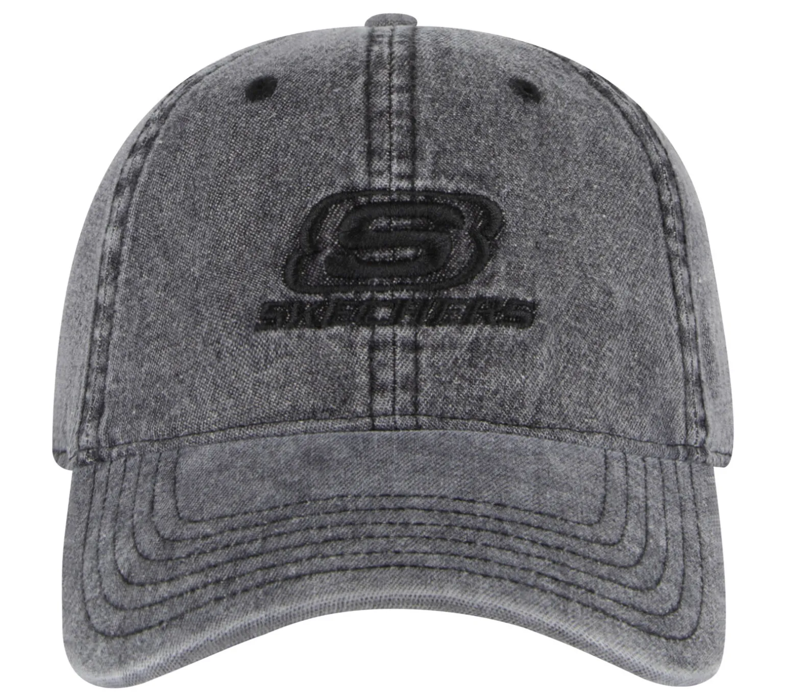 Denim Embroidered Hat