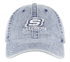 Denim Embroidered Hat