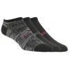 3 Pack No Show Microfiber Socks